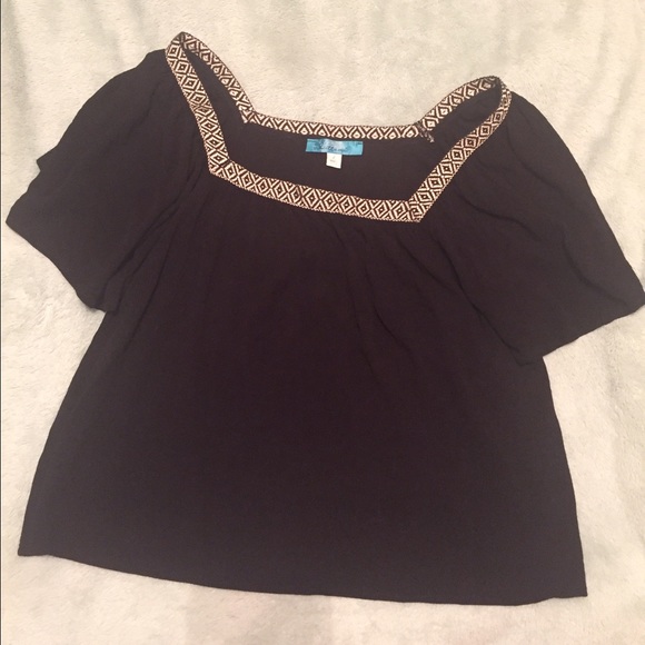 🎉Cute black top