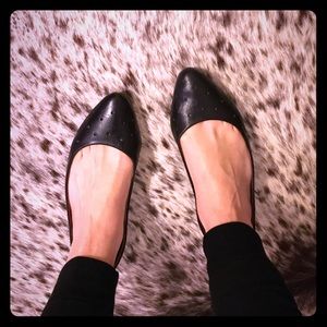 Black Madewell Leather Flats