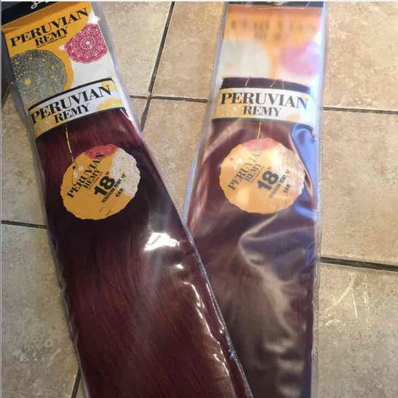 2 packs Peruvian 18in virgin hair