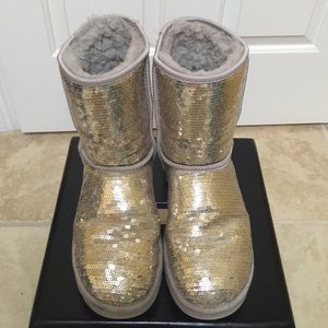 UGG Classic Sparkle Sequin Boots