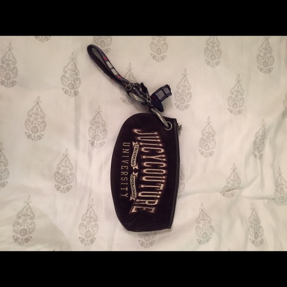 Brown suede Juicy clutch