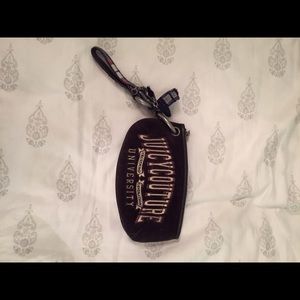 Brown suede Juicy clutch