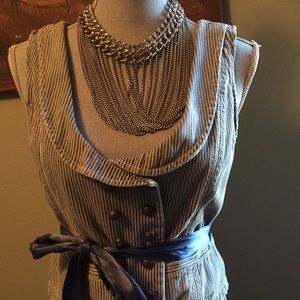 Jean Vest with belt