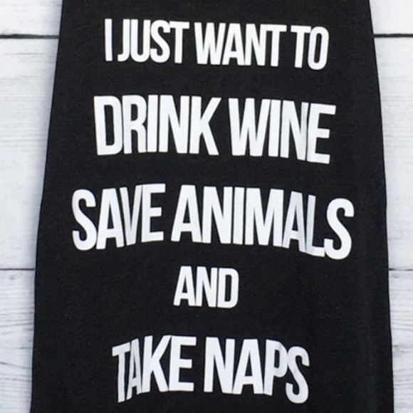 Wine + Animals Tank - Picture 2 of 3