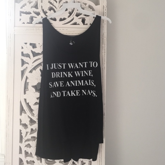 Wine + Animals Tank - Picture 3 of 3
