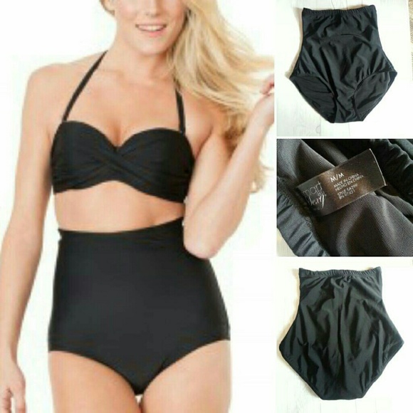 Smart & Sexy Other - Black high waisted SWIM bottom.