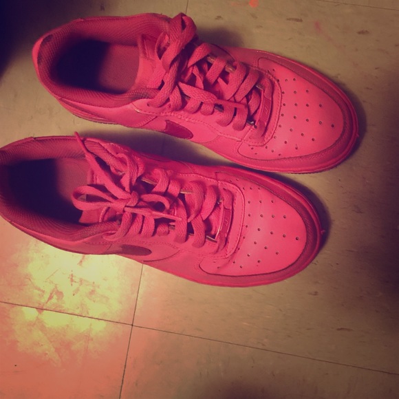 Pink Air Force ones - Picture 1 of 1