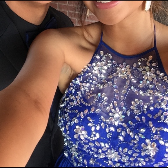 Royal blue prom dress - Picture 2 of 3