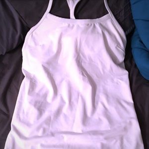 Under Armour white workout tank