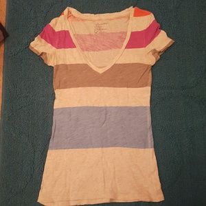 Soft striped tee shirt