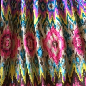 Lane Bryant Ikat print A-line flowy skirt