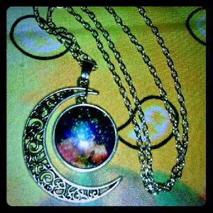 Interstellar Nebula Galaxy Necklace