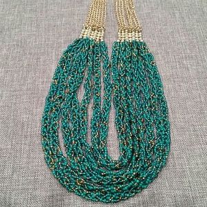 Czech Glass Beaded Necklace