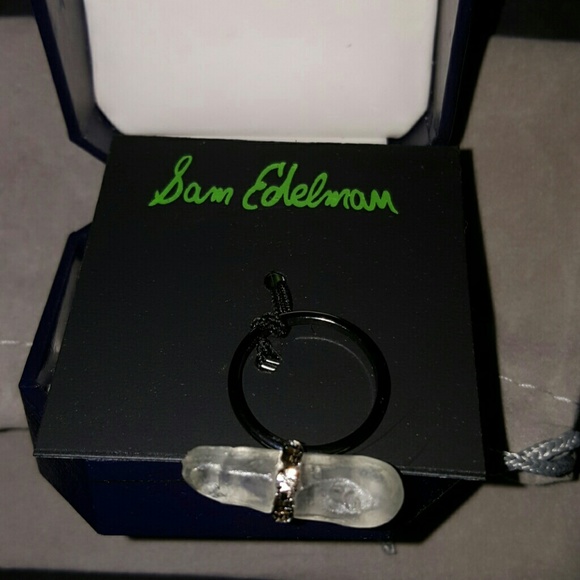SAM EDLEMAN  Blk Band Crystal w Hematite