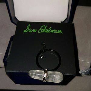 SAM EDLEMAN  Blk Band Crystal w Hematite