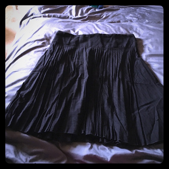NWT pleated A line skirt