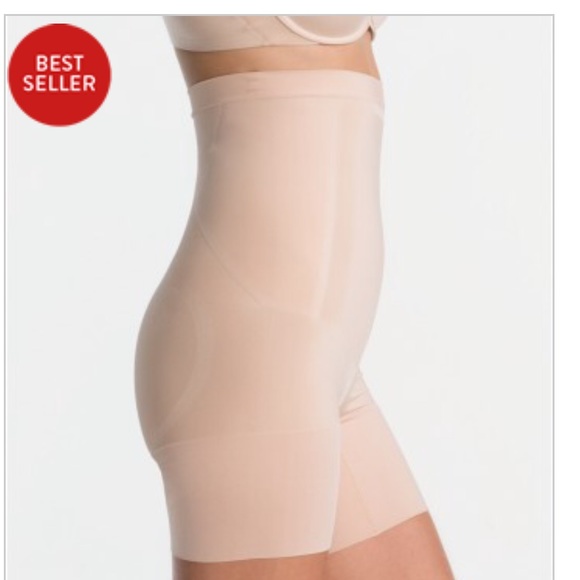 New Spanx OnCore High Waisted Mid Thigh Shaper - Picture 1 of 9