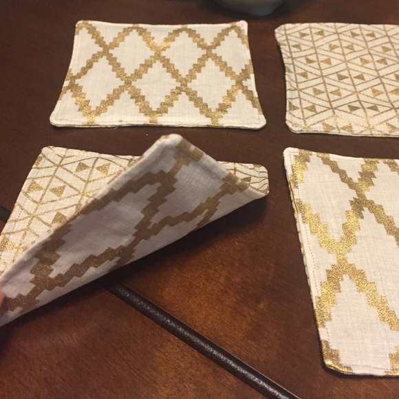 Reversible Fabric Coasters - Picture 3 of 4
