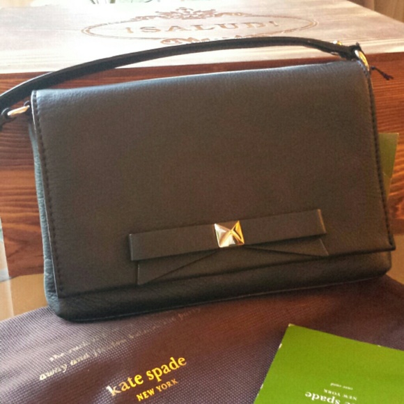 Kate Spade Bright Lights Carah Crossbody in Black
