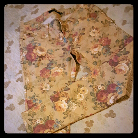 Floral print skinny jeans - Picture 1 of 3