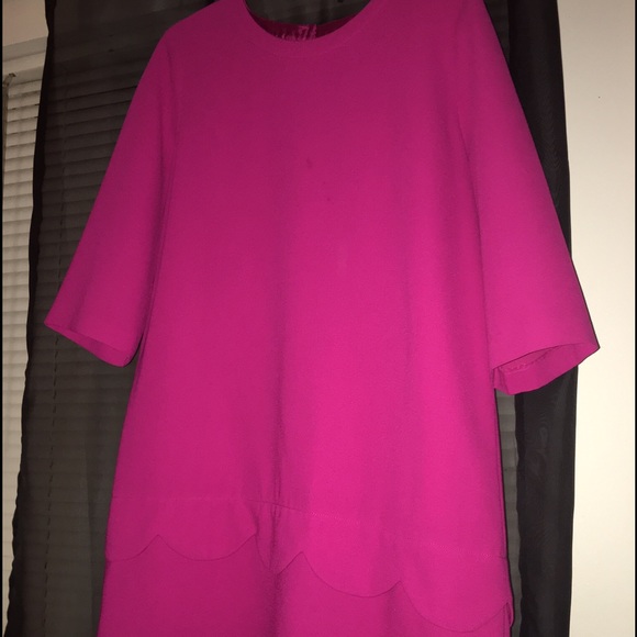 Kate Spade scalloped peplum dress