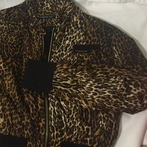 Members Only Leopard  Jacket