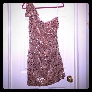 Short sequin cocktail dress
