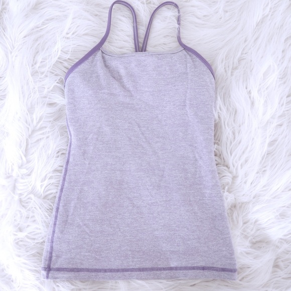 SOLD Lululemon power Y tank top purple US2