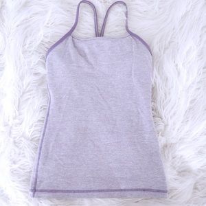 SOLD Lululemon power Y tank top purple US2