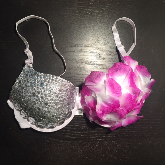 Rave Bra Costume Rhinestone Crop Top EDC Flowers