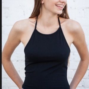 SOLD ON MERC black brandy  halter top ribbed