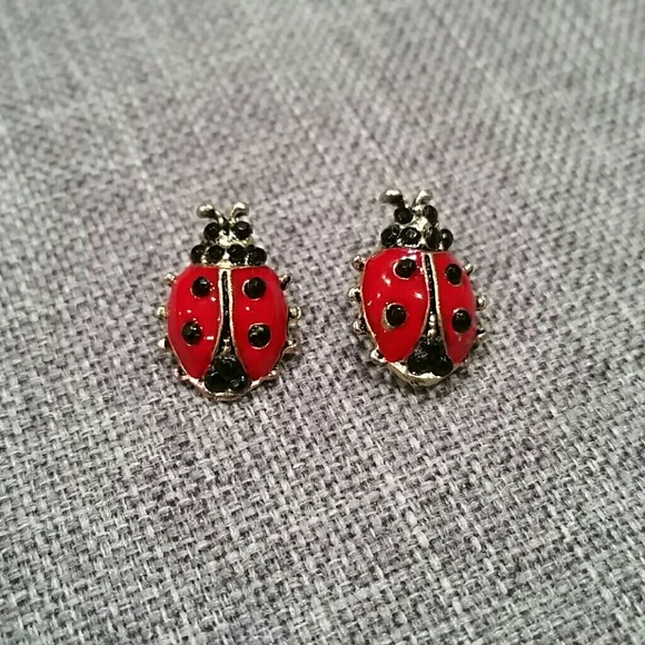 Lady Bug Earrings