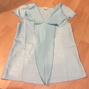 Light blue blouse from Anthropologie