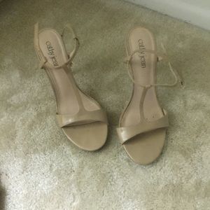 Light tan Cathy Jean heels