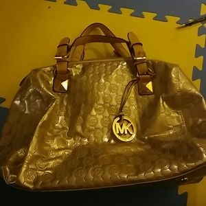 Michael kors gold bag