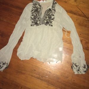 sheer blouse