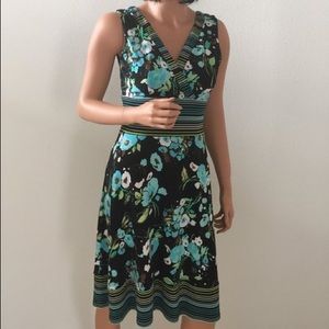 Floral Sleeveless Print Dress