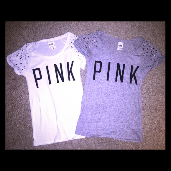 Victoria's Secret Pink t shirts size x small small - Picture 1 of 2