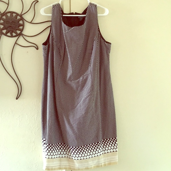 Polka dot sheath dress 2X