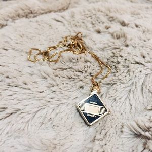 Watch necklace from American Apparel.