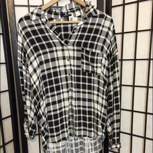 Plaid Blouse