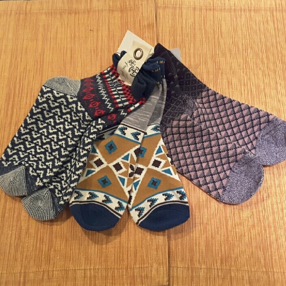 Free People Other - Free People Women's Crew Socks NWT 3 Pair