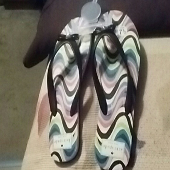 Brand new kate spade flip flops