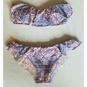 Flounce Bandeau Bikini