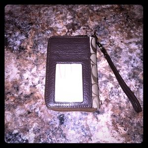 Authentic coach wallet/wristlet