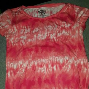 Orange tie dye shirt