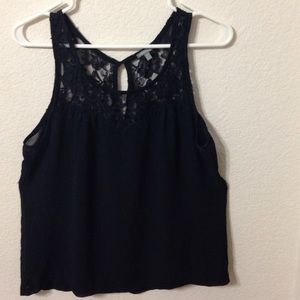 New Silky black tank top from Charlotte Russe