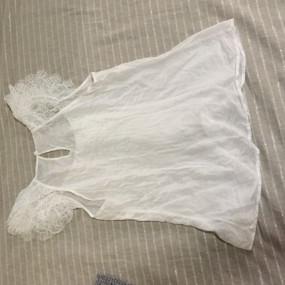 Boho chic white top - Picture 4 of 4