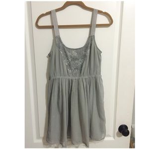 Urban Outfitters Grey chiffon dress