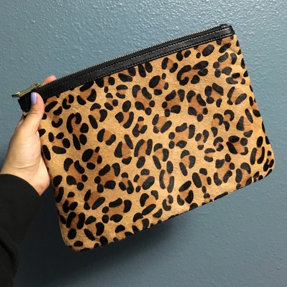 Cheetah Print Banana Republic Clutch